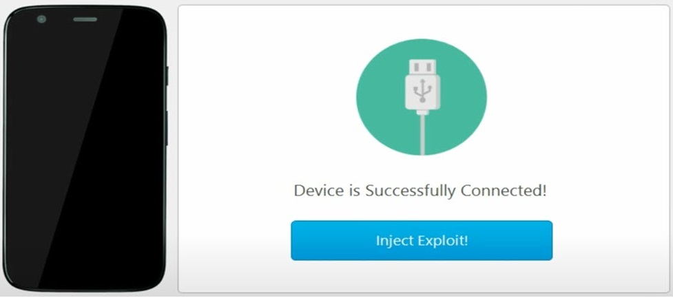 connect Motorola device to the computer