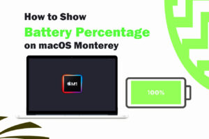 How to Show Battery Percentage on macOS Monterey