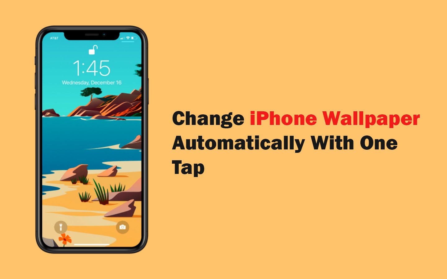 Change iPhone Wallpaper Automatically With One Tap