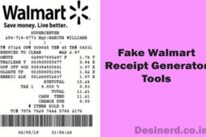 Top 5 Fake Walmart Receipt Generator Tools