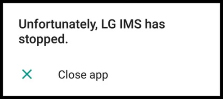 how to fix LG IMS Has Stopped Error on T-Mobile
