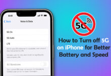 how to turn off 5g on iphone